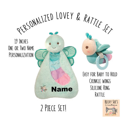Dreya Dragonfly Playtivity Rattle - Becky Sue's Creations - Baby & Toddler - Douglas Cuddle Toys