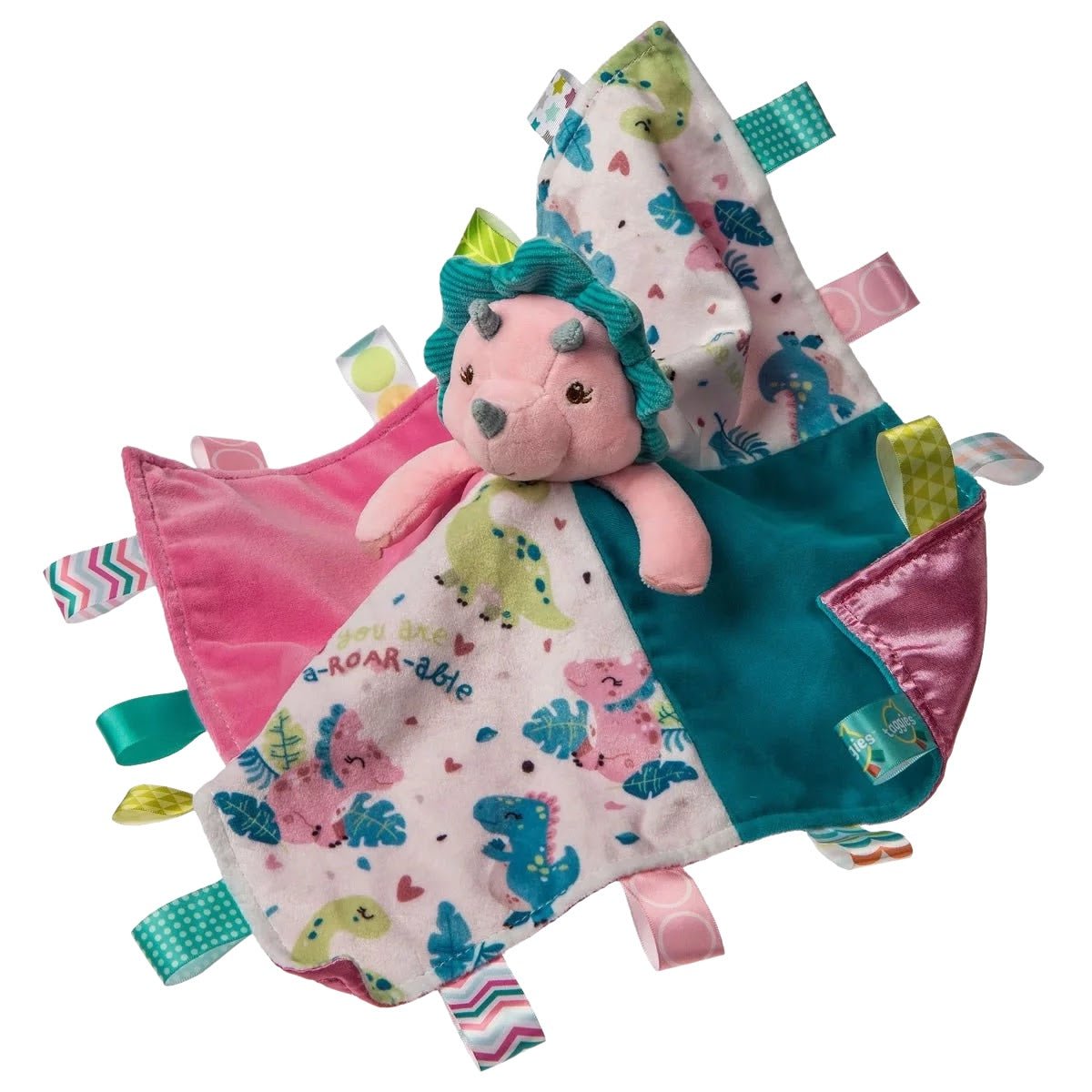 Dino Taggie Character Blanket - Becky Sue's Creations - Baby & Toddler - Becky Sue's Creations
